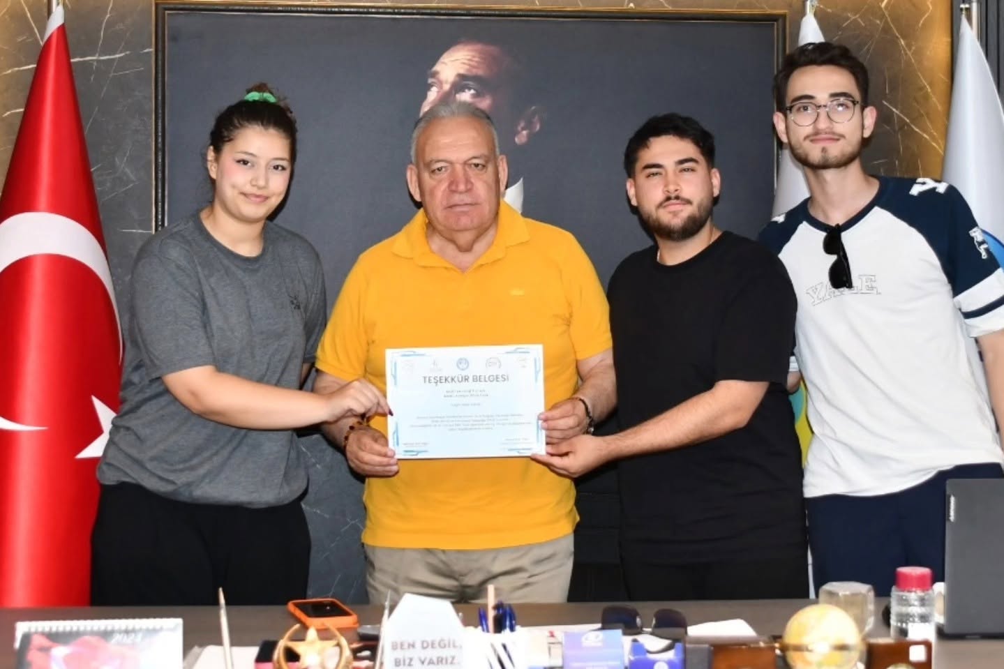 PAGİT Temsilcilerinden Faruk Aydın’a Teşekkür Ziyareti